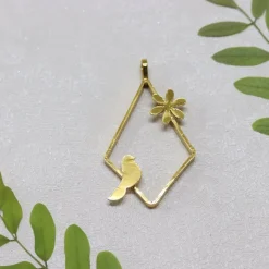 فریم لوزی طرح پرنده