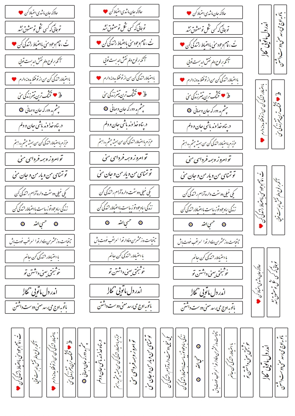 طلق ترنسپرنت متن پشت پلاک